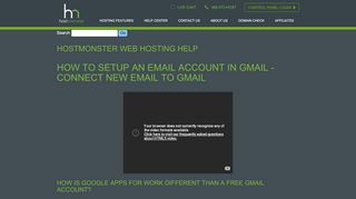 
                            9. Access your Email in Gmail - HostMonster cPanel