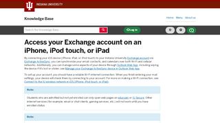 
                            8. Access your Exchange account on an iPhone, iPod touch, or iPad