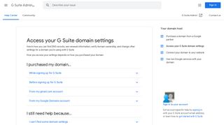 
                            8. Access your G Suite domain settings - Google Support
