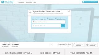 
                            13. Access your Health Record - healow