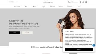 
                            11. Access your loyalty card - Intimissimi