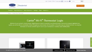 
                            5. Access Your Thermostat | Carrier Residential