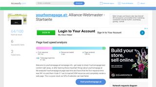 
                            11. Access yourhomepage.at. Alliance-Webmaster - Startseite