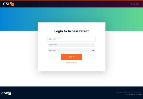 
                            8. AccessDirect > Log In - Computer Services, Inc.