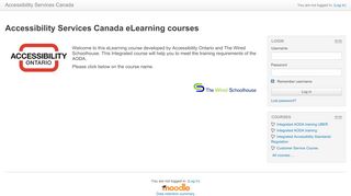 
                            12. Accessibility Ontario eLearning courses - The Wired Schoolhouse