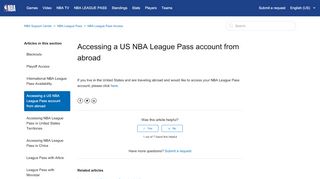 
                            12. Accessing a US NBA League Pass account from abroad – NBA ...