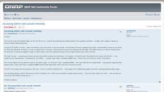 
                            1. Accessing Admin web console remotely - QNAP NAS Community Forum