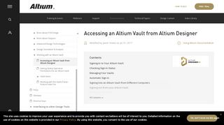 
                            4. Accessing an Altium Vault from Altium Designer | Online ...