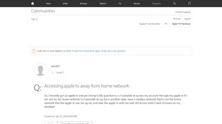 
                            10. Accessing apple tv away from home network - Apple Community ...