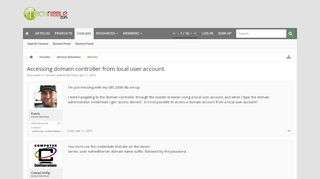 
                            11. Accessing domain controller from local user account. | Technibble ...