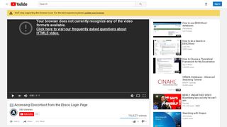 
                            5. Accessing EbscoHost from the Ebsco Login Page - YouTube