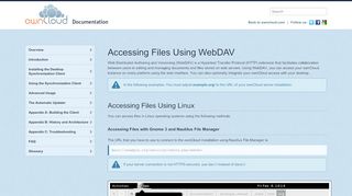 
                            13. Accessing Files Using WebDAV — ownCloud Client Manual 2.0.2 ...