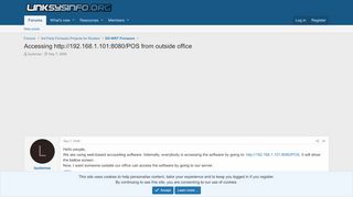 
                            12. Accessing http://192.168.1.101:8080/POS from outside office ...