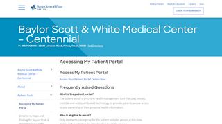 
                            5. Accessing My Patient Portal | Baylor Scott & White Health