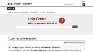 
                            10. Accessing online services - Immigration, Refugees and ...