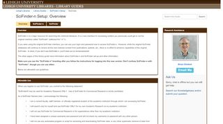 
                            12. Accessing SciFinder - SciFinder Setup - Library Guides at Lehigh ...