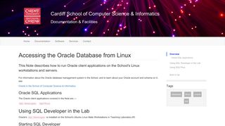 
                            9. Accessing the Oracle Database from Linux