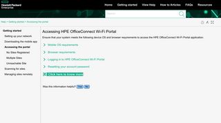 
                            12. Accessing the portal - HPE