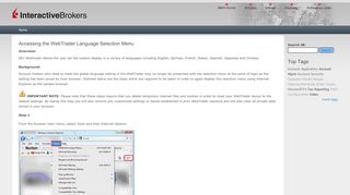 
                            4. Accessing the WebTrader Language Selection Menu | IB Knowledge ...
