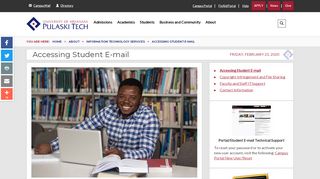 
                            12. Accessing UA-PTC Student E-mail - Pulaski Technical College