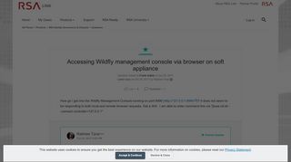 
                            11. Accessing Wildfly management console via browse... | RSA Link