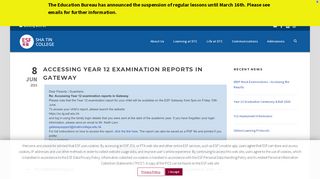 
                            12. Accessing Year 12 examination reports in Gateway - Sha Tin College