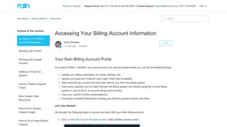 
                            11. Accessing Your Billing Account Information – Rain Retail