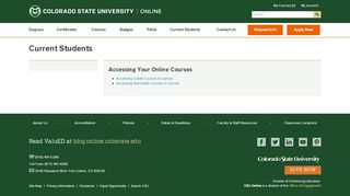 
                            4. Accessing Your Online Courses - CSU Online