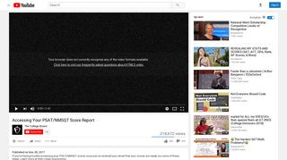 
                            10. Accessing Your PSAT/NMSQT Score Report - YouTube