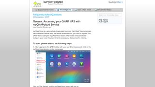 
                            5. Accessing your QNAP NAS with myQNAPcloud Service