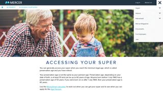 
                            6. Accessing your super | Mercer Super Australia