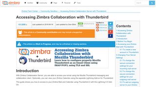 
                            11. Accessing Zimbra Collaboration Server with Thunderbird - Zimbra Wiki