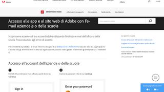 
                            8. Accesso a Creative Cloud aziendale - Adobe Help Center