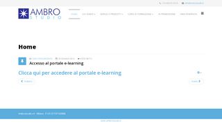 
                            2. Accesso al portale e-learning - AmbroStudio