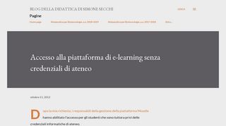 
                            11. Accesso alla piattaforma di e-learning senza credenziali di ateneo