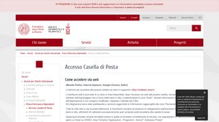 
                            6. Accesso Casella di Posta | Servizi Informatici e ... - CSIA - Unipd