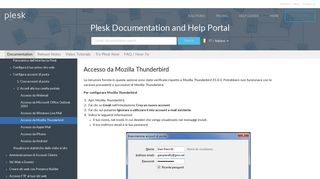 
                            6. Accesso da Mozilla Thunderbird - Plesk Documentation