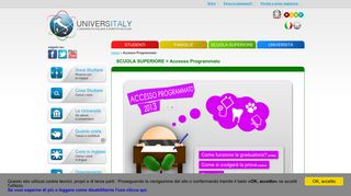 
                            3. Accesso Programmato - Universitaly