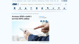 
                            10. Accesso SPID a tutti i servizi INPS online - PMI.it