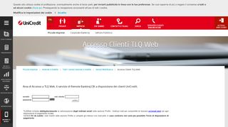
                            12. Accesso TLQ Web Online| UniCredit