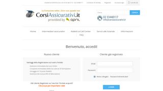 
                            7. Accesso/Login - CorsiAssicurativi.it