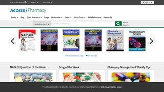 
                            10. AccessPharmacy – Pharmacy Educational Resource