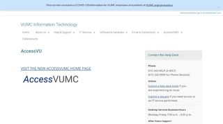 
                            4. AccessVU | VUMC Information Technology