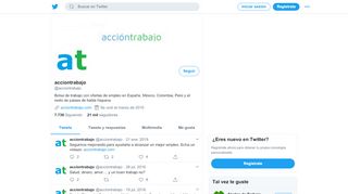 
                            6. acciontrabajo (@acciontrabajo) | Twitter