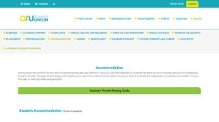 
                            12. Accommodation - Anglia Ruskin Students' Union