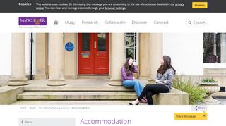 
                            5. Accommodation at The University of Manchester