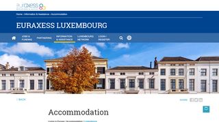 
                            11. Accommodation | EURAXESS Luxembourg