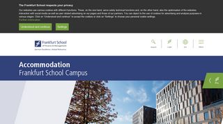 
                            4. Accommodation | Frankfurt School