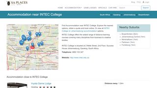 
                            12. Accommodation near INTEC College - SA Places