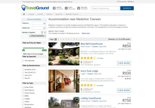 
                            12. Accommodation near Mediclinic Tzaneen - TravelGround.com